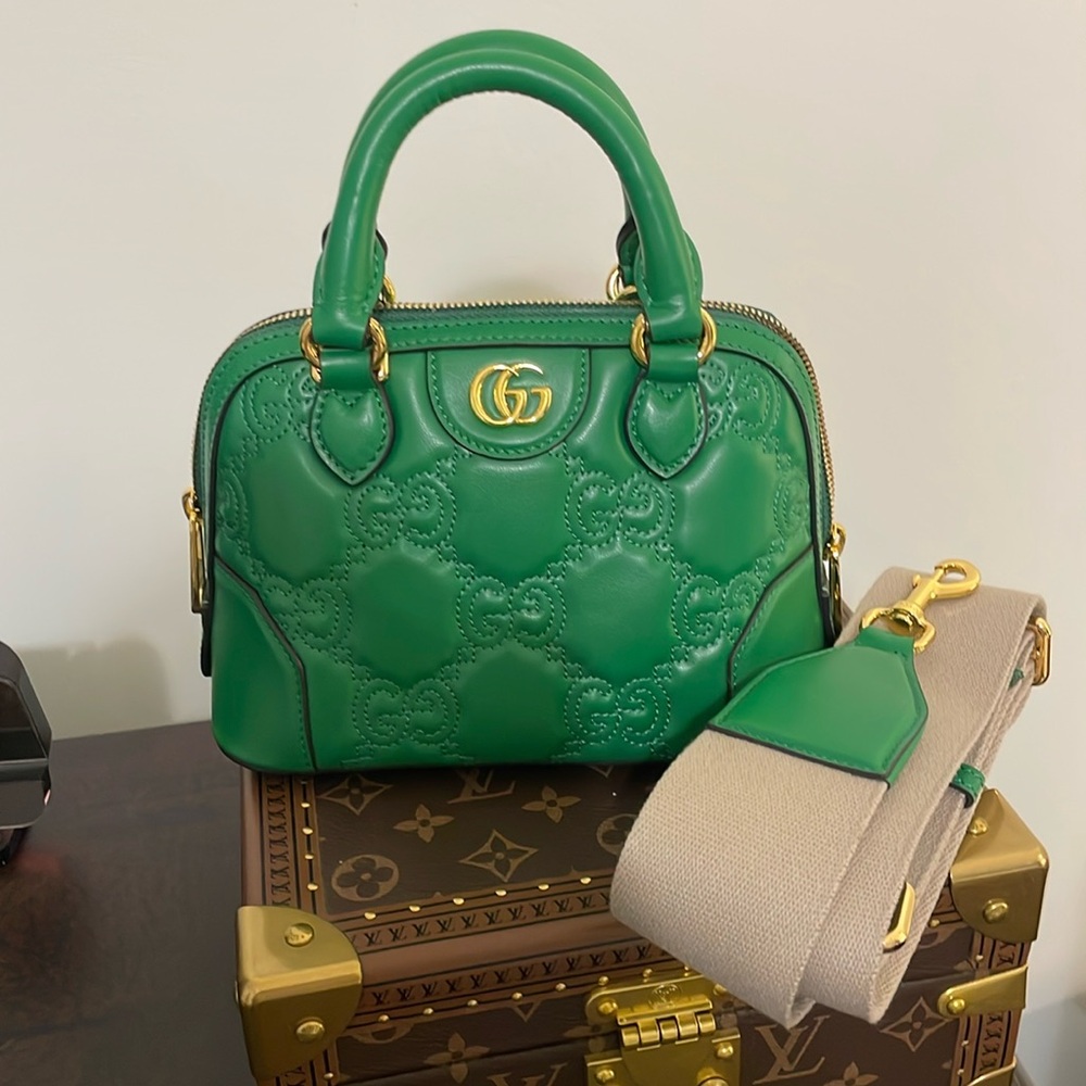 Gucci Green Calf Skin Mini